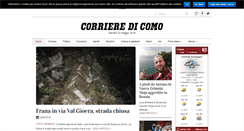 Desktop Screenshot of corrieredicomo.it